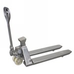 INOX, Gabehubwagen, mit Waage, Edelstahlausführung