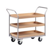 Etagenwagen, 3-etagig, mit Etagenkästen, SilverLine