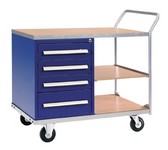 Werkstattwagen, 1 Schubladensschrank, SilverLine