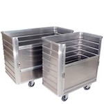 Kastenwagen, Leichtmetall, Längswand abklappbar, absenkbar