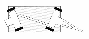 Schwerlast-Industrieanhänger, mit 2-Achs-, Dreh-Lenkung