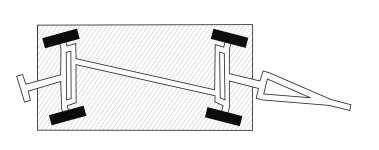 Schwerlast-Industrie-Anhänger, mit 4-Rad-, Achs-Lenkung