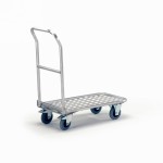 Alu-Magazinwagen, mit Klappbügel