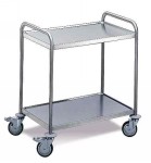 Servierwagen, Edelstahl, 2-5 etagig