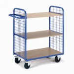 Etagenwagen, mit 2 Gitterwände