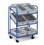Eurokastenwagen, inkl. Eurokästen