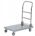 Edelstahl, Schiebebügellwagen, mit Klappbügel