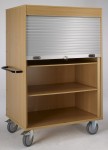 Schrankwagen, mit Rolladen, aus Aluminium