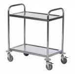 Servierwagen, Edelstahl, 2-4 etagig, Leichtmodell