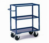 Tischwagen, mit Blechwanne, (2 Etagen)