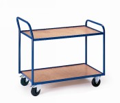 Tischwagen, mit 2 Etagen, (Griff hoch)