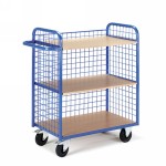 Etagenwagen, mit 3 Gitterwände