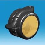 Serie 16RS USG, Bremsrolle schwarz, Raddeckel vergoldet
