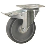 Serie 51, Transportrolle, verzinkt, Gummiplast-Räder
