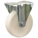 Serie 51, Bockrolle mit Platte, verzinkt, Polyamid-Räder