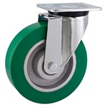 Serie 70, Lenkrolle, Elastik-Polyurethan-Räder, Guss-Felge
