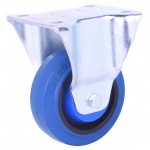 Serie 62, Bockrolle, Elastik-Rad blau, Rolllenlager