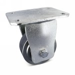 Serie 80, Schwerlast-Bockrolle, Stahl-Räder, Kugellager