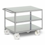 Edelstahlwagen, Transportwagen, aus Edelstahl