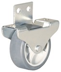 Serie 20G JGV, Stahl verzinkt, Gummiplast-Rad