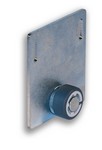 Serie 20U JGV, Stahl verzinkt, Gummiplast-Rad