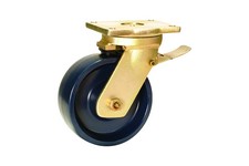 Serie 85, Bremsrolle, Hart-Polyurethan-Räder, Alu-Felge