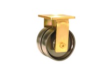Serie 88, Bockrolle, Guss-Räder, überdreht, lackiert