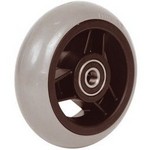 Serie GPT, Vollgummiräder, grau spurlos, für Rollstühle