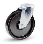 Serie 50, Lenkrolle, Kunststoff, +280°C,  Rückenloch