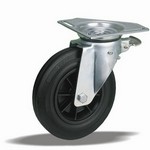 Serie 55, Bremsrolle, Vollgummi, 3eck-Platte