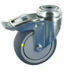 Serie 21, Bremsrolle mit Rülo, Gummiplast, leitfähige Räder