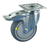 Serie 21, Bremsrolle, Gummiplast, leitfähige Räder