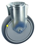 Serie 31, Bockrolle verzinkt, Gummiplast, elektrisch leitf