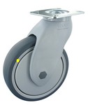 Serie 37, Lenkrolle, Gummiplast, elektrisch leitfähig