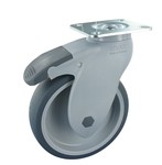 Serie 37, VIVAX, Bremsrolle, Gummiplast-Räder, Gleitlager