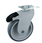 Serie 37, Richtungsrolle VIVAX, Gummiplast-Räder, Gleitlager