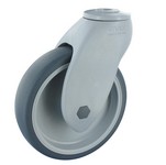 Serie 37, Lenkrolle VIVAX, Gummiplast, Gleitlager