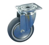 Serie 21, Lenkrolle, Gummiplast-R, Gleitlager, Fadenschutz