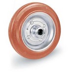 Serie SRR, Vollgummi-Rad, Stahl-Felge, -20° bis +250°C