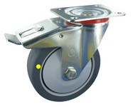 Serie 61, Bremsrolle, Stahl verz, Gummiplast, elektr. leitf