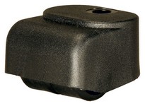 Walzenrolle, Gehäuse Kunststoff, Doppel-Kunststoff-Rad
