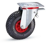 Serie 61, Transportrolle, verzinkt, Luft-Räder, PA-Felge