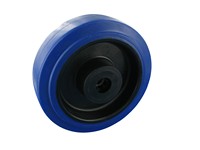 Elastik-Räder, Polyamid-Felge, schwarz - grau - blau