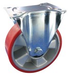 Serie 74, Bockrolle, Stahl verz, Elastik-PU-Räder, Alu-Fe