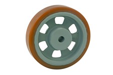 Serie VGN, Vulkollan®räder, Guss-Felge, Bohrung mit Keilnut