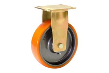 Serie 82, Bockrolle, Polyurethan-Räder, Guss-Felge