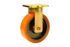Serie 85, Bockrolle, Polyurethan-Räder, Guss-Felge