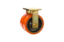 Serie 88, Bockrolle, Polyurethan-Räder, Guss-Felge