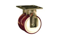 Serie 89, Bockrolle, Polyurethan-Räder, PA-Felge, Kula INOX