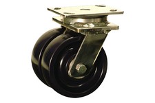 Serie 89, Lenkrolle, Hart-Polyurethan-Räder, Alu-Felge